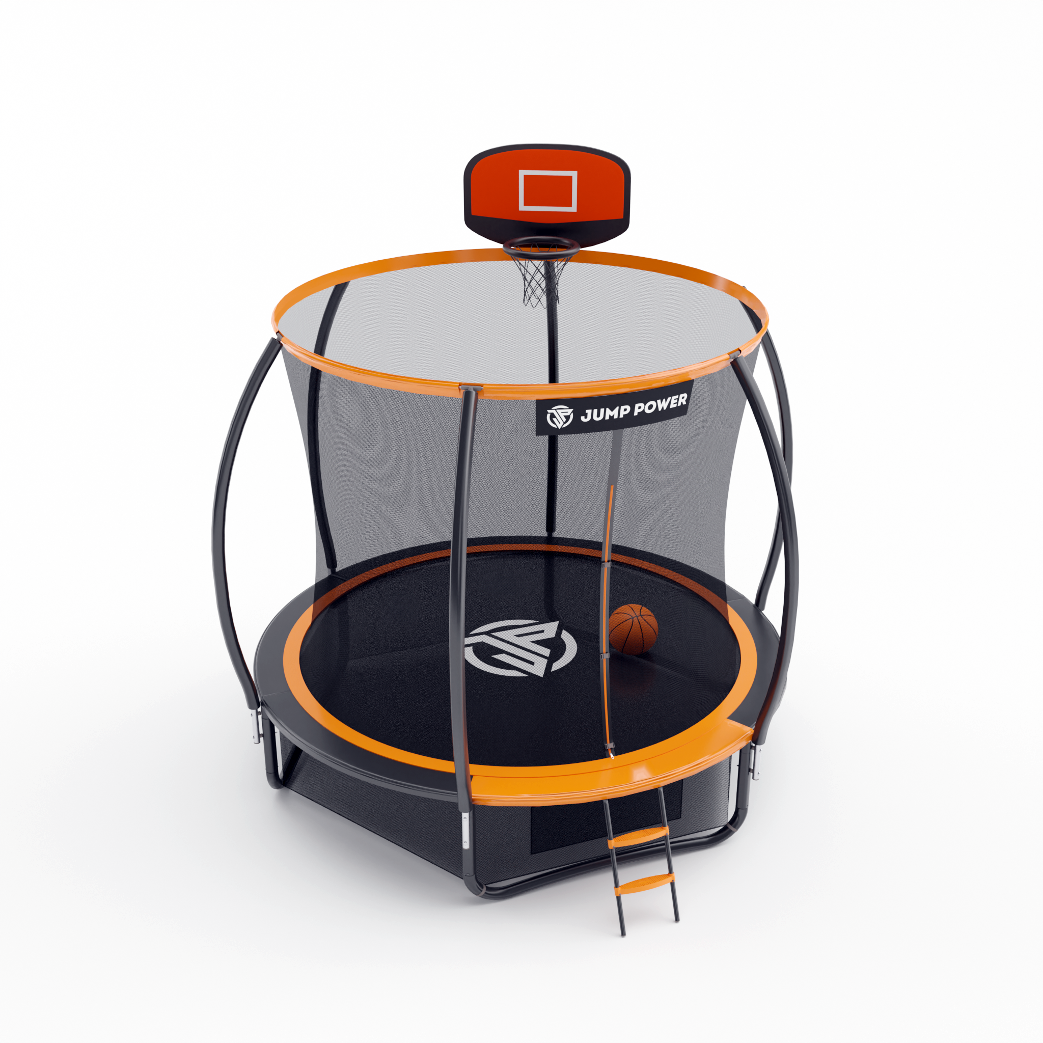 Батут Jump Power Pro Inside Basket Orange - фото 2