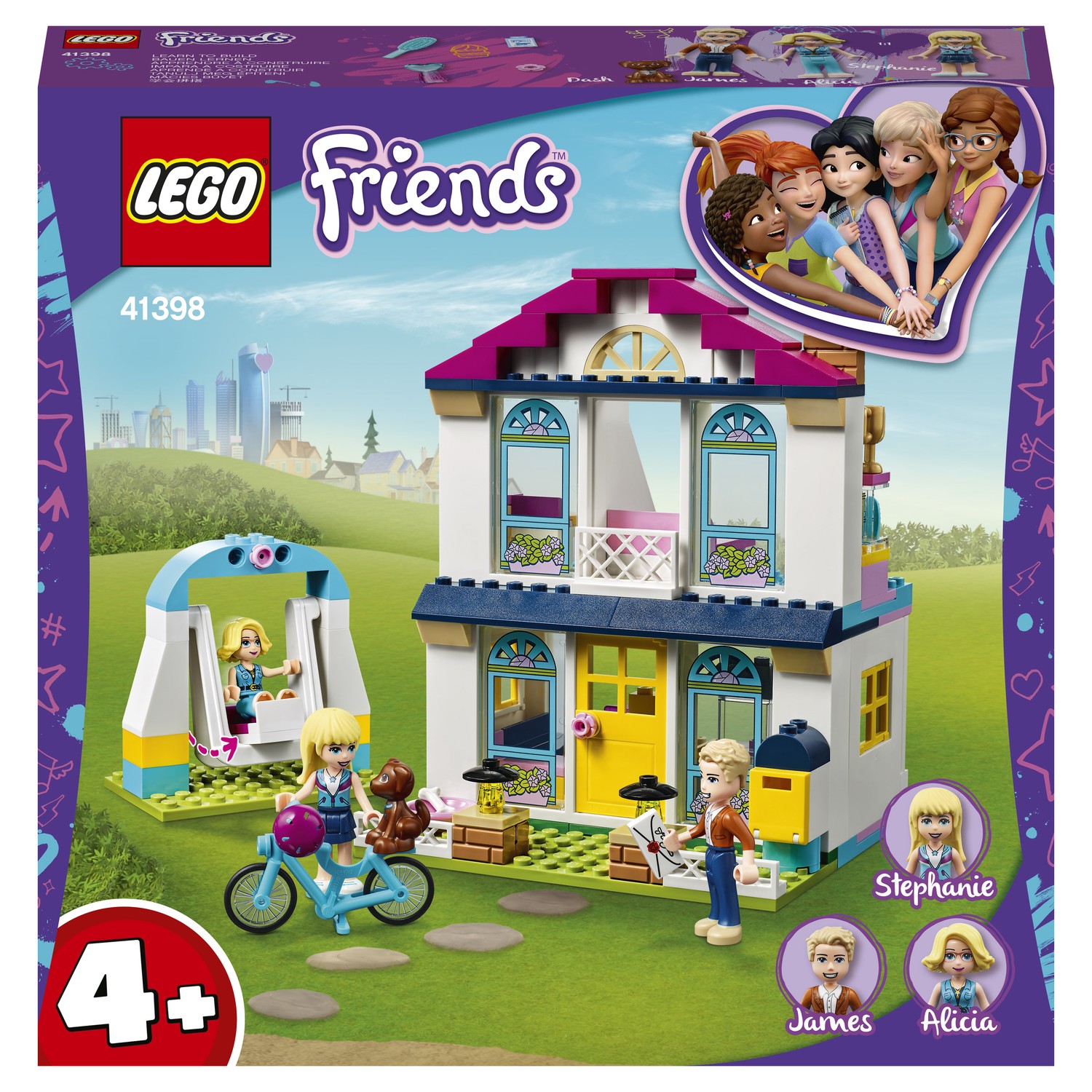 Конструктор LEGO Friends Дом Стефани 41398 купить по цене 499 ₽ в  интернет-магазине Детский мир