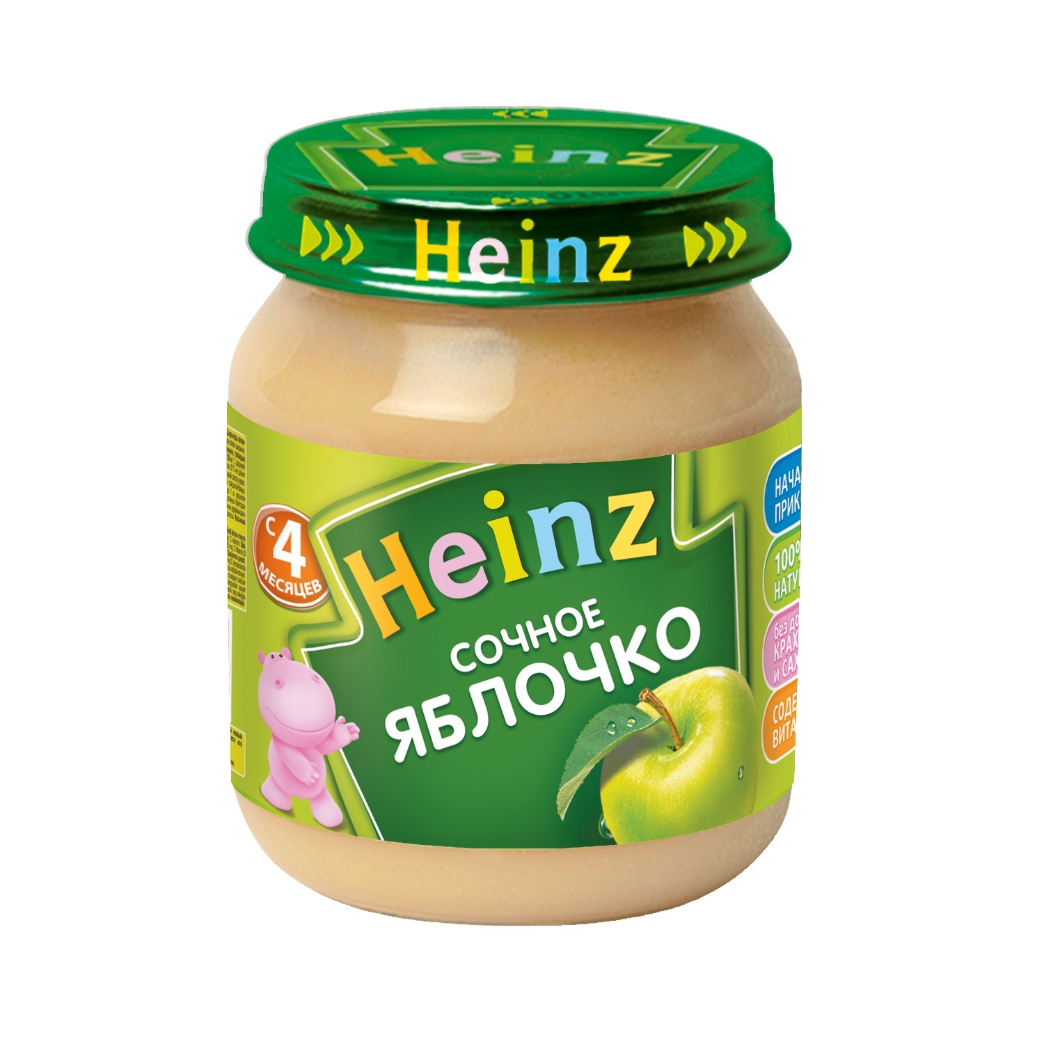 Пюре Heinz сочное яблочко 120г с 4месяцев - фото 1