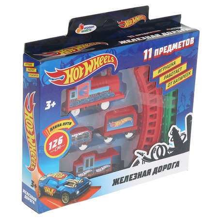 Железная дорога Играем Вместе Мультяшная Hot Wheels длина пути 126 см 314210