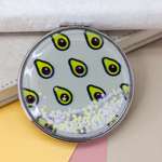 Зеркало карманное iLikeGift Our design sweet avocado green с увеличением