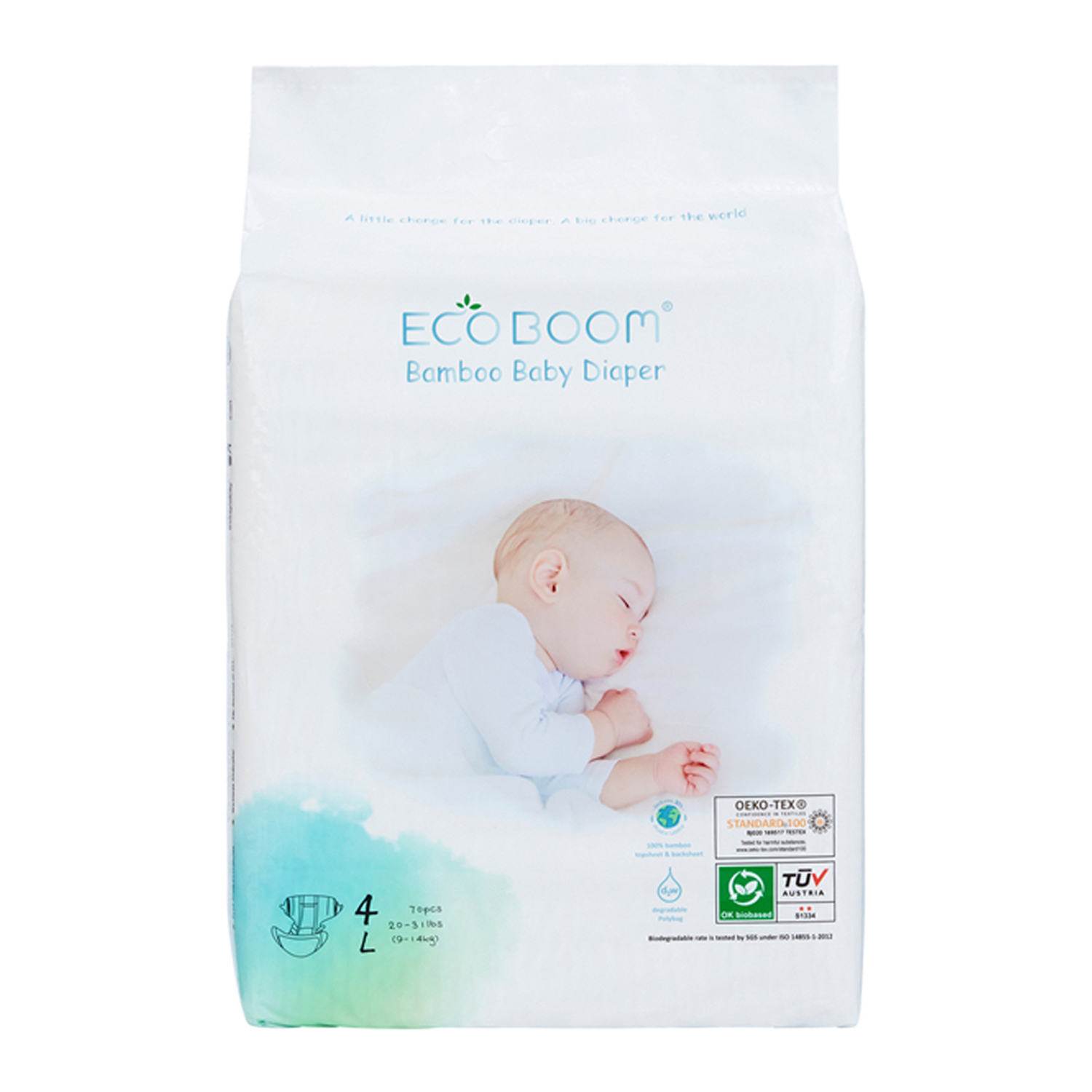 Подгузники ECO BOOM Eco 70 шт. L - фото 1