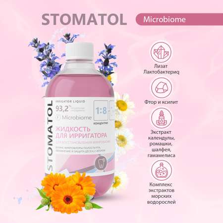 Жидкость для ирригатора STOMATOL Microbiome 500 мл