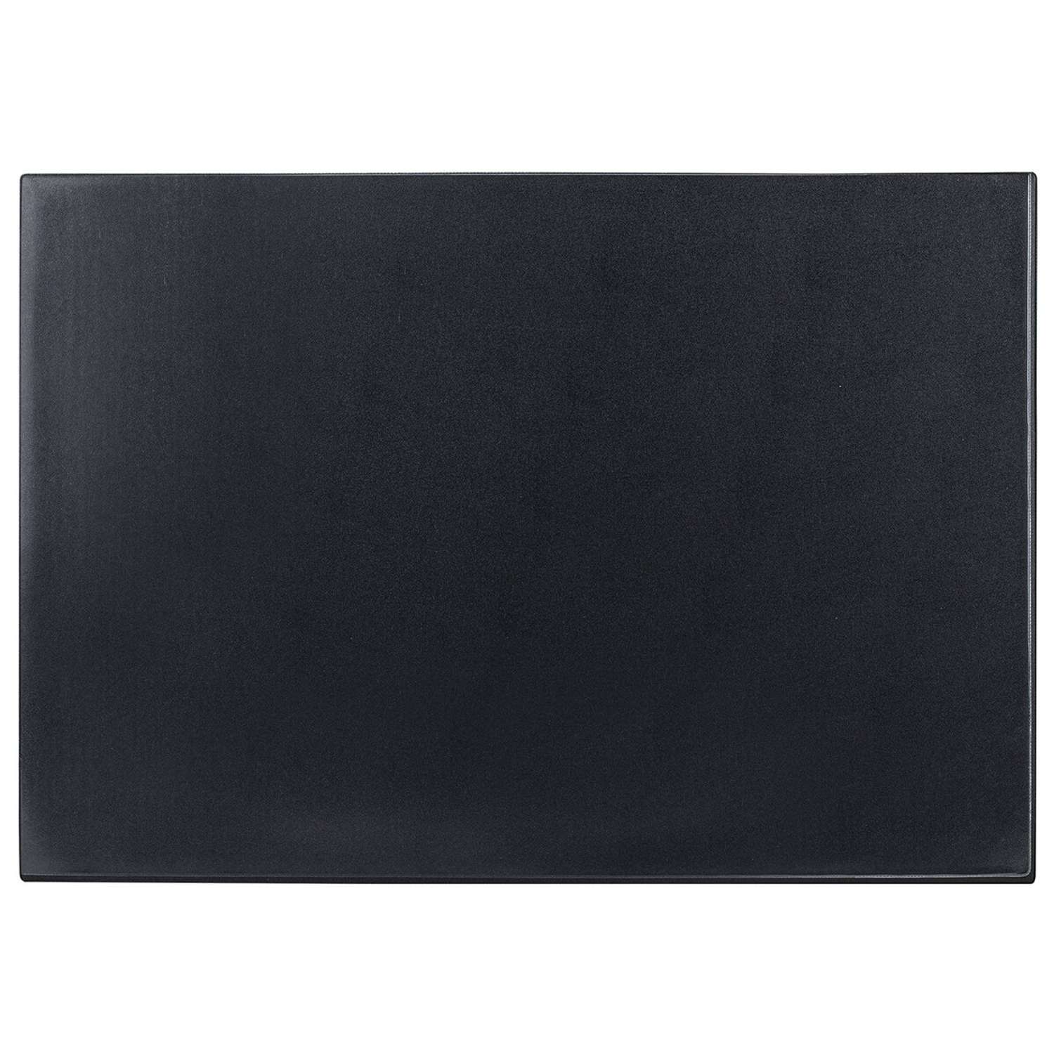 Коврик-подкладка Brauberg настольный для письма черный 590х380мм - фото 1