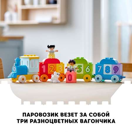 Конструктор LEGO DUPLO My First Поезд с цифрами-учимся считать 10954