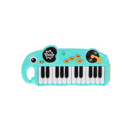 Музыкальная игрушка Наша Игрушка Орган развивающий для ребенка голубой 24 клавиши
