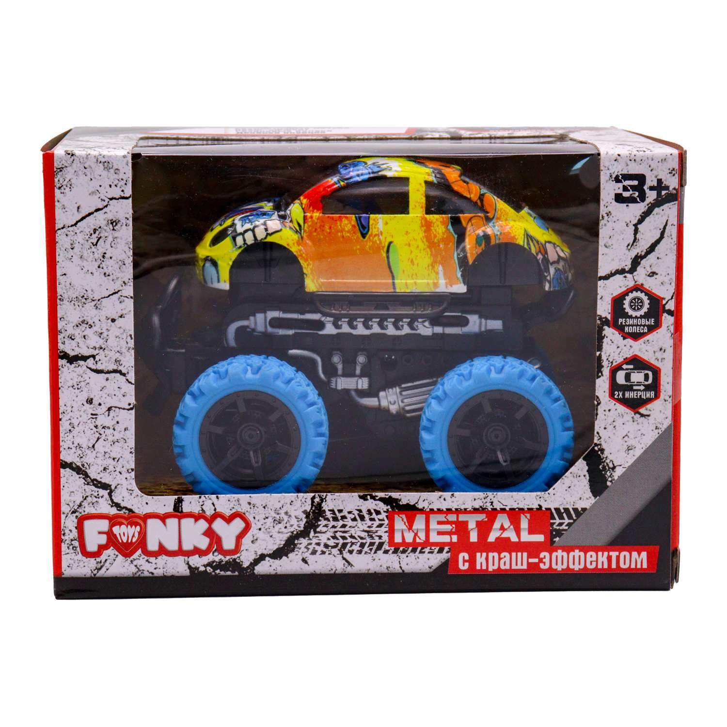 Машинка Funky Toys с голубыми колесами FT8488-4 FT8488-4 - фото 4