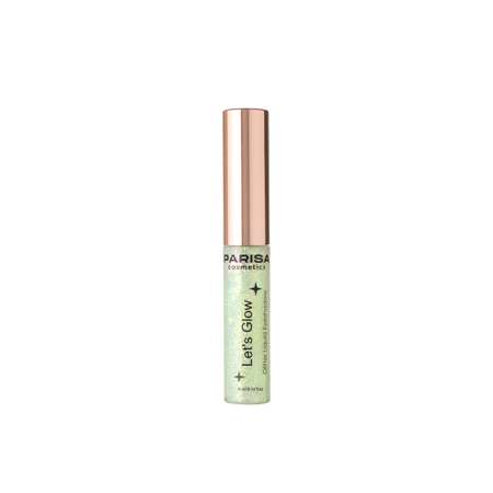 Тени жидкие для век с глиттером Parisa Cosmetics Lets Glow тон 03 emerald EL-101