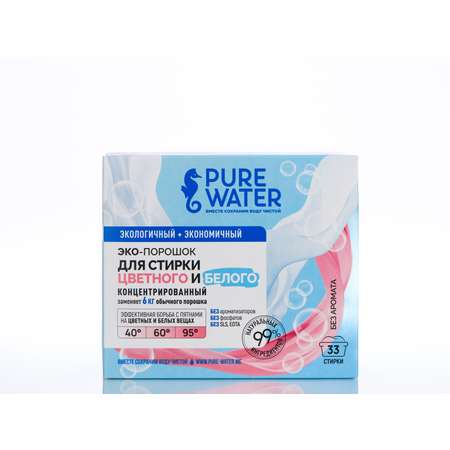 Стиральный порошок Pure Water универсальный 1 кг