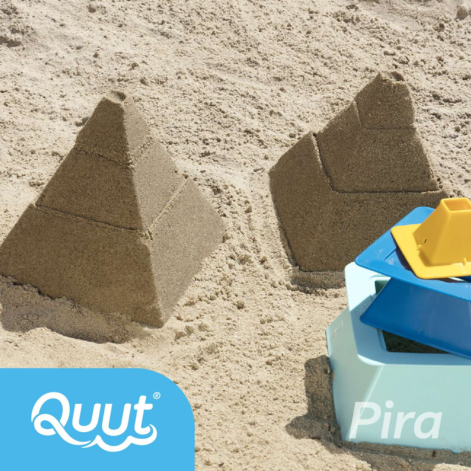 Формочки QUUT для 3-уровневых пирамид из песка и снега Quut Pira - фото 7