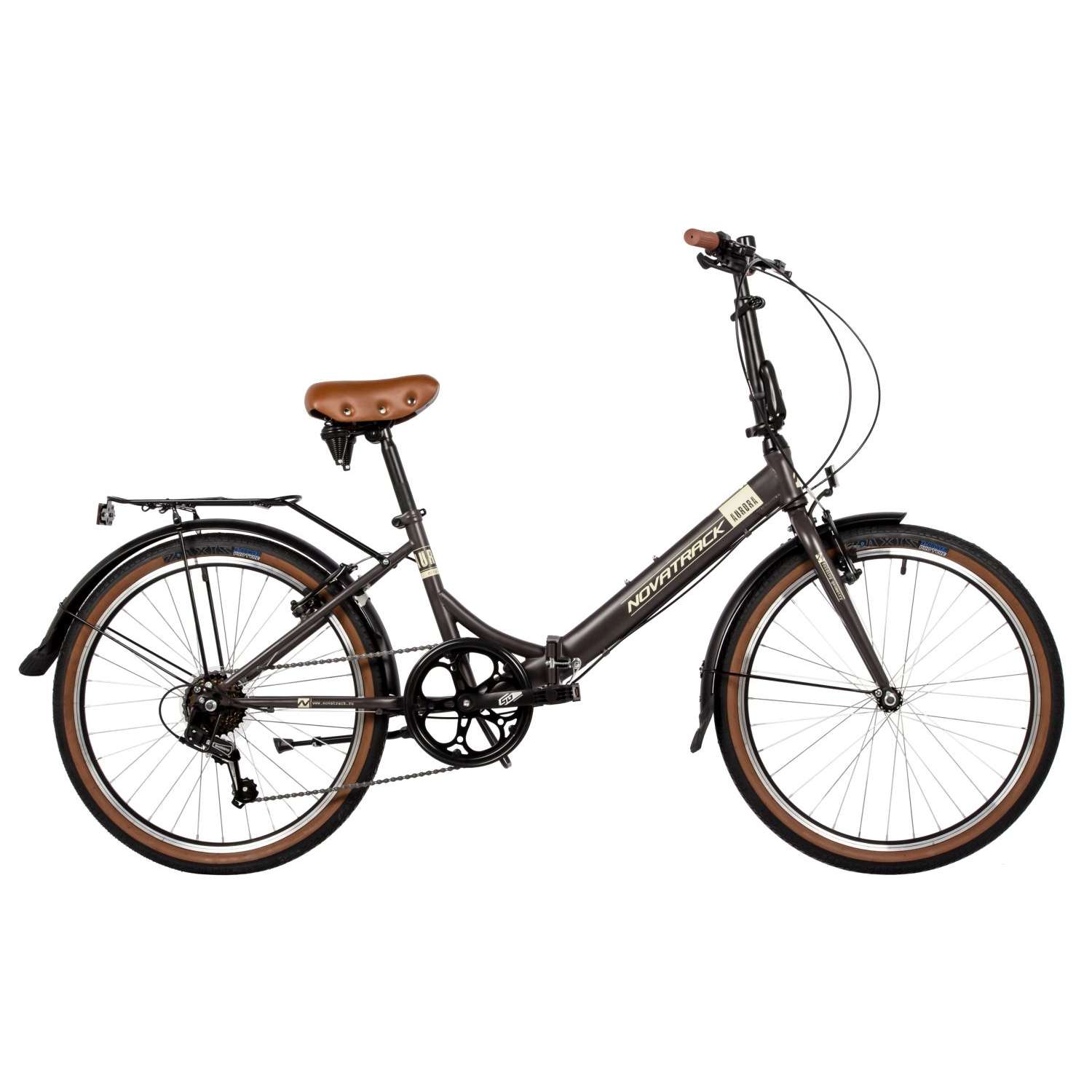 Велосипед складной 24коричнев NOVATRACK AURORA - фото 7
