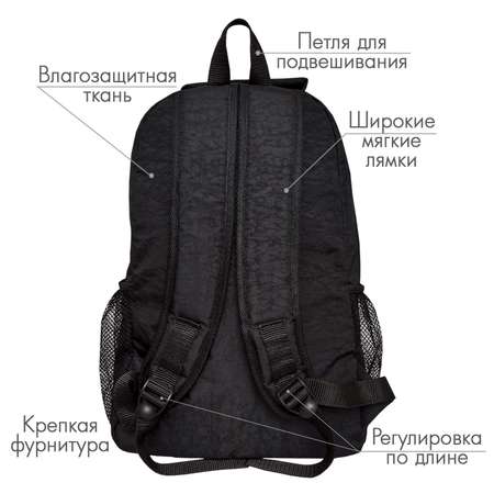 Рюкзак Solaris универсальный классический 20 л черный