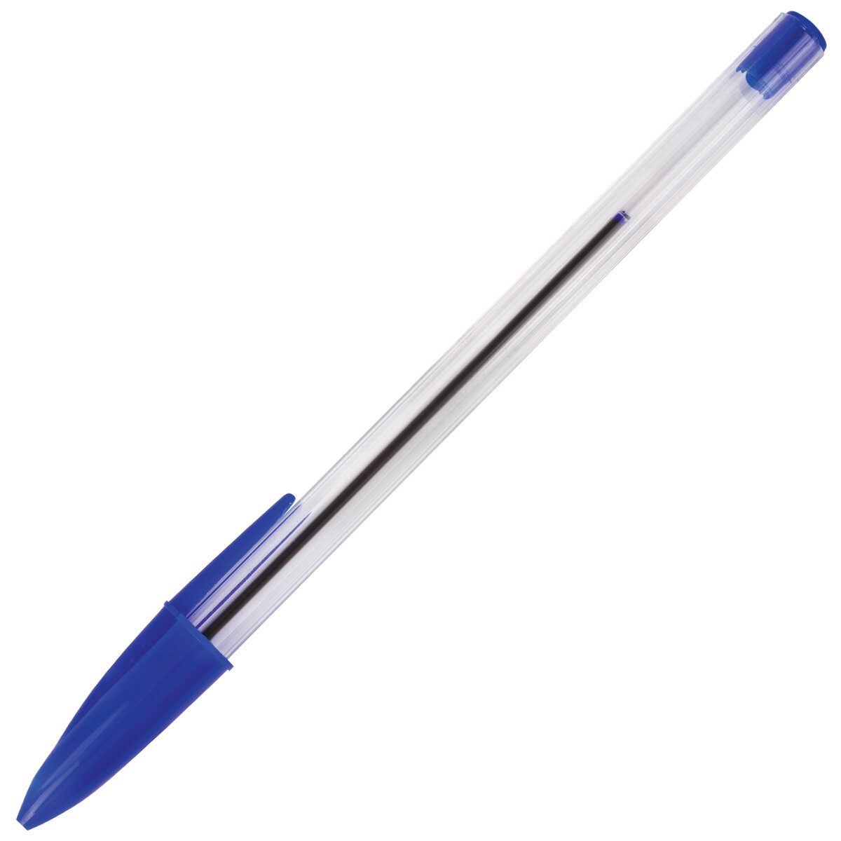 Ручки шариковые Staff синие набор 50 штук - фото 5
