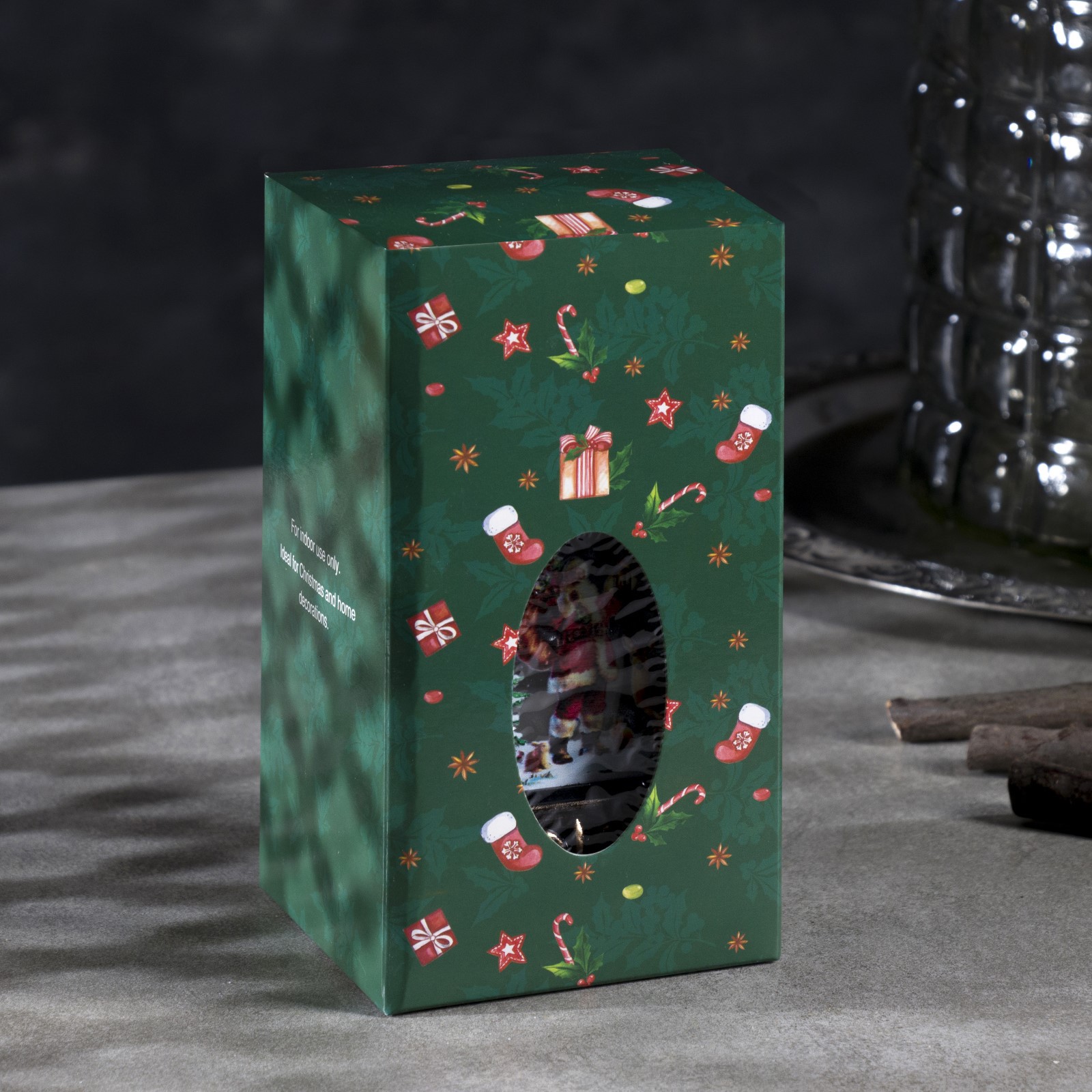 Светодиодная фигура Sima-Land «Дед Мороз в лесу» батарейки не в комплекте свечение тёплое белое - фото 4