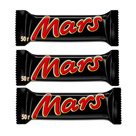 Шоколадный батончик MARS 3 шт по 50 г