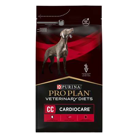 Корм для собак Purina Pro Plan Veterinary diets CC CardioCare для поддержания сердечной функции 3кг