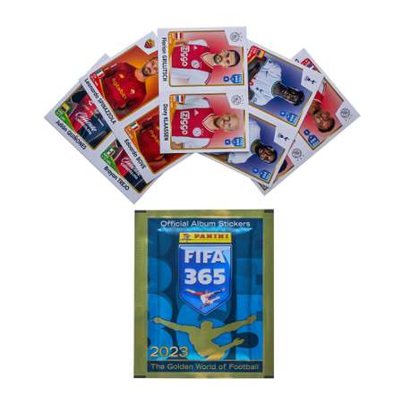 Набор коллекционных наклеек Panini FIFA 365 2023 12 пакетиков в комплекте из эко-блистеров