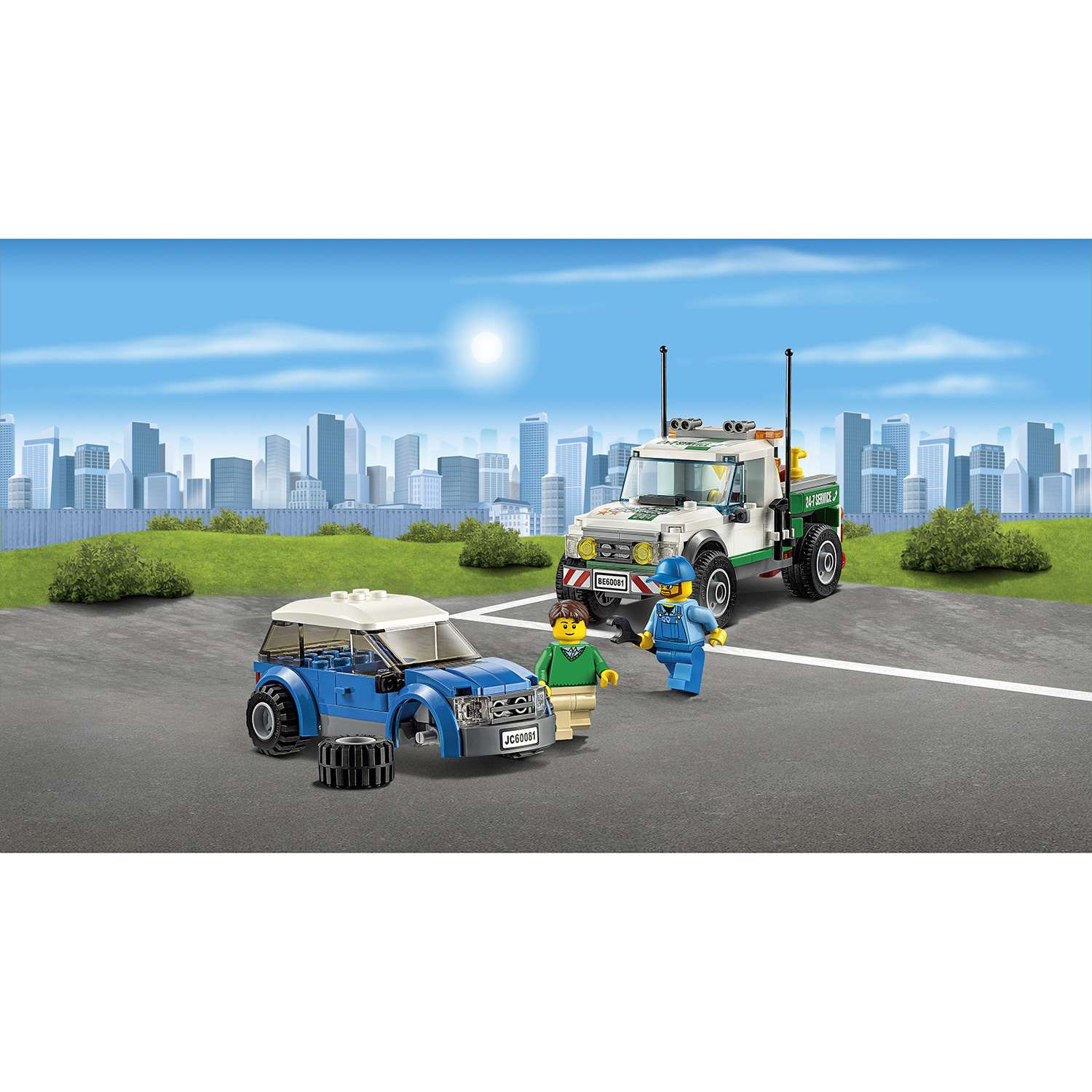Конструктор LEGO City Great Vehicles Буксировщик автомобилей (60081) - фото 5
