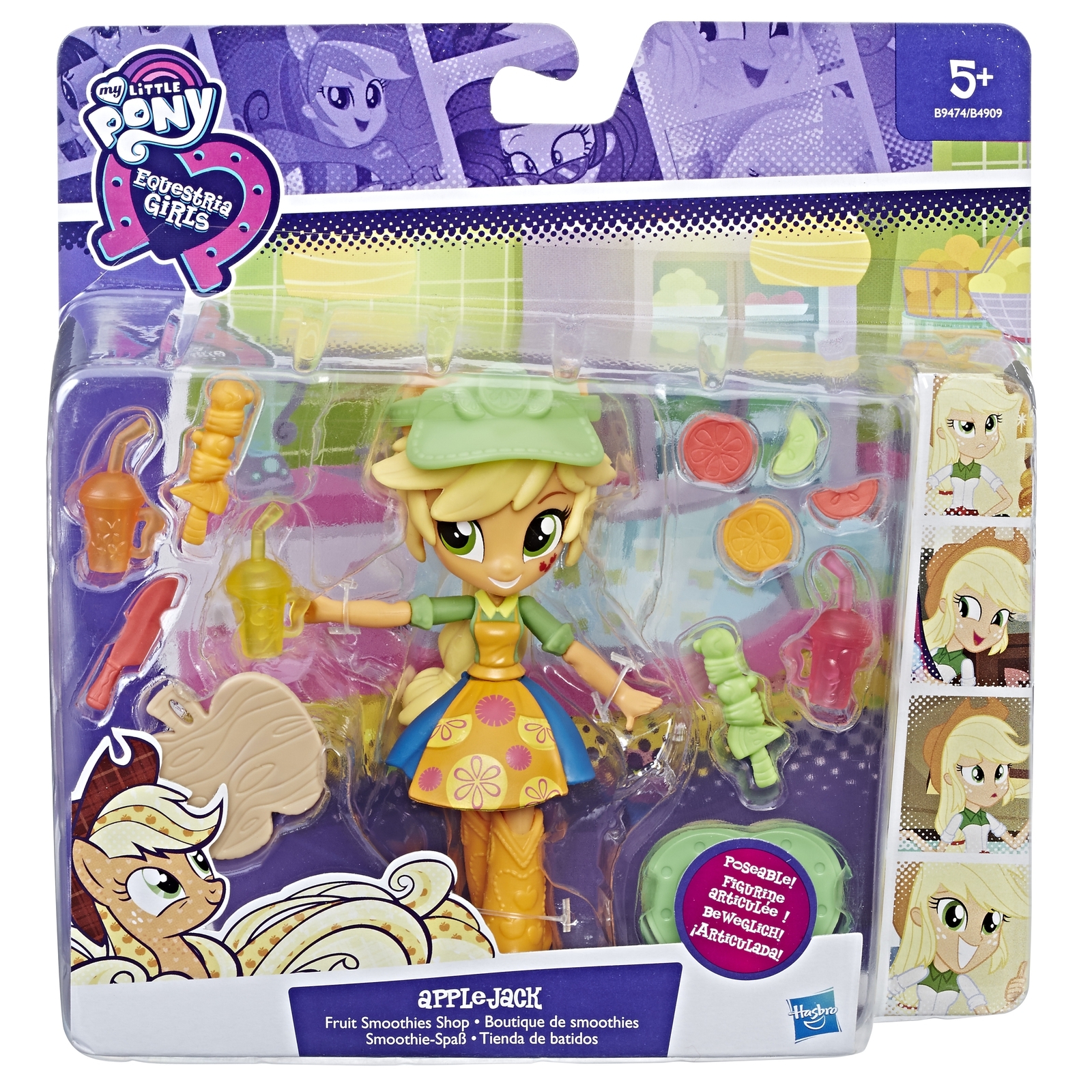 Мини-кукла MLP Equestria Girls Эпл Джек с акссесуарами B9474EU4 купить по  цене 449 ₽ в интернет-магазине Детский мир