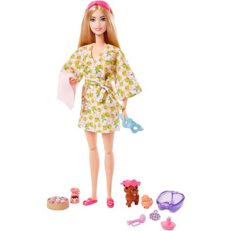 Набор игровой Barbie День SPA с питомцем с аксессуарами HKT90