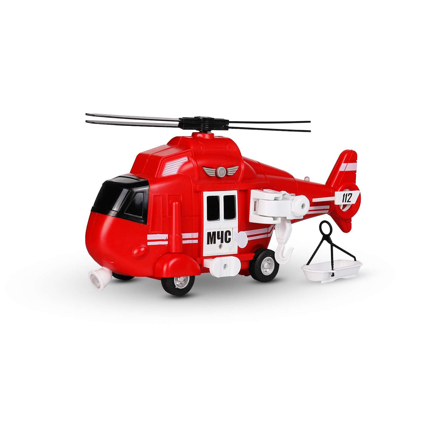 Модель Kid Rocks Вертолёт МЧС масштаб 1:16 со звуком и светом YK-2115 - фото 1