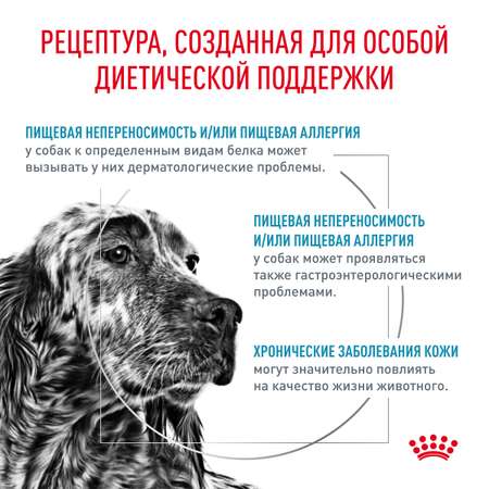 Корм для собак ROYAL CANIN Hypoallergenic DR21 с пищевой аллергией 2кг