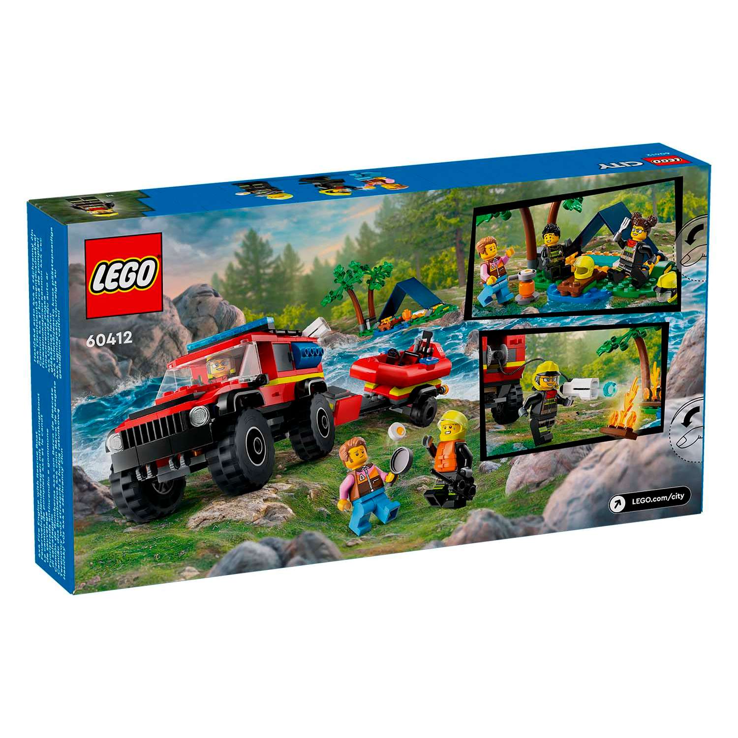 Конструктор детский LEGO City Пожарная машина 60412 - фото 6