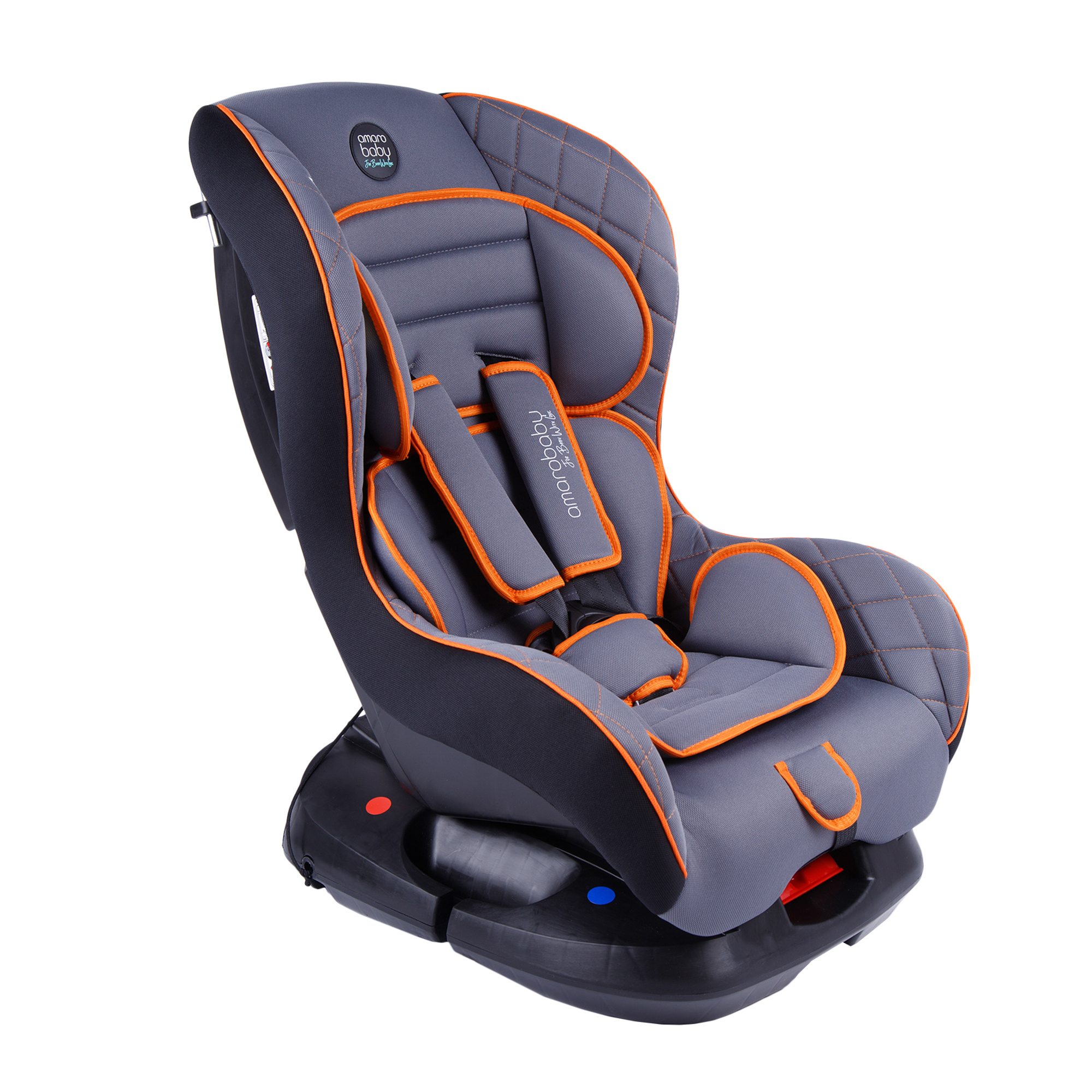 Автокресло Amarobaby Safety 0+/I Серый-Оранжевый - фото 10