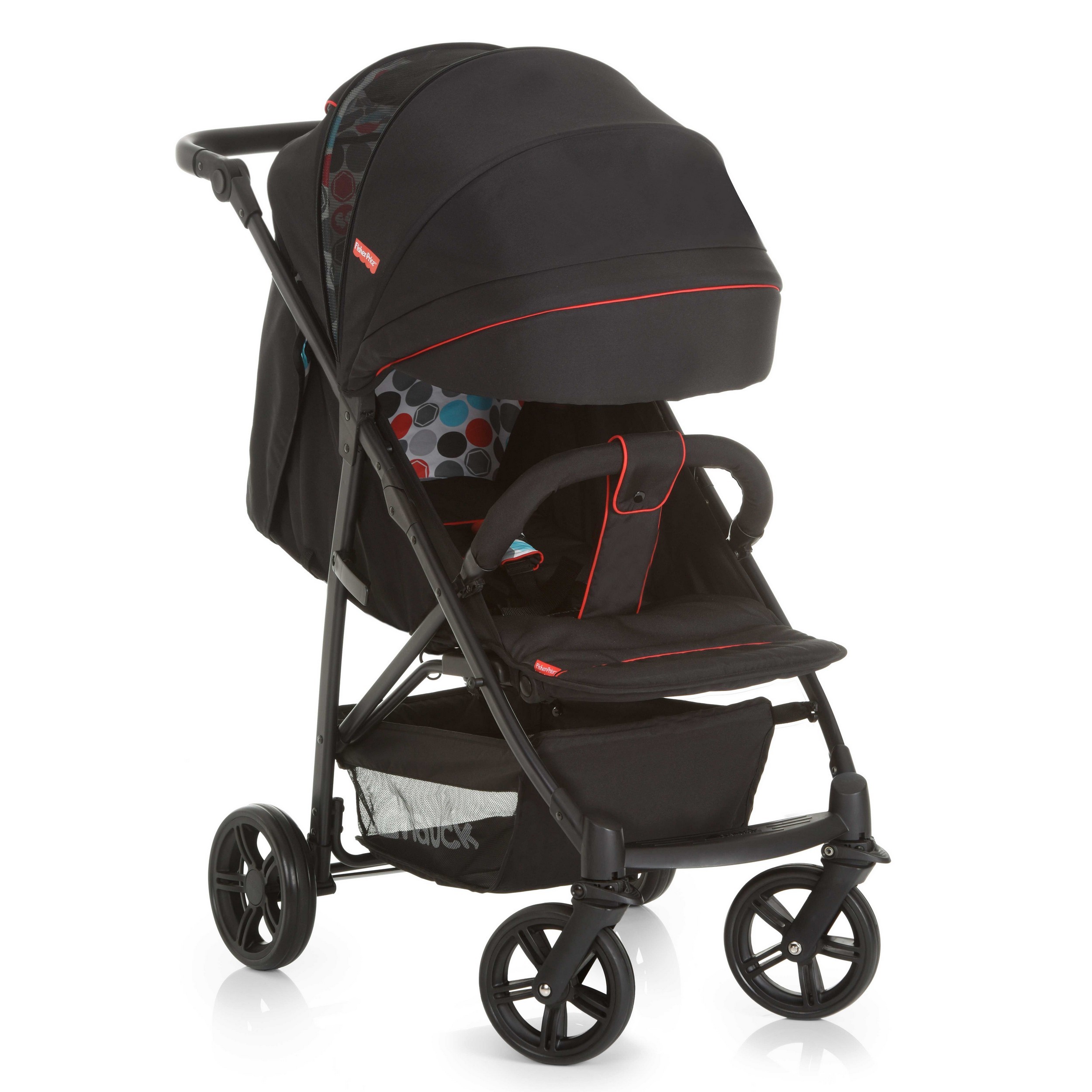 Коляска 3в1 Fisher Price Toronto 4 Trioset Gumball Black - фото 5