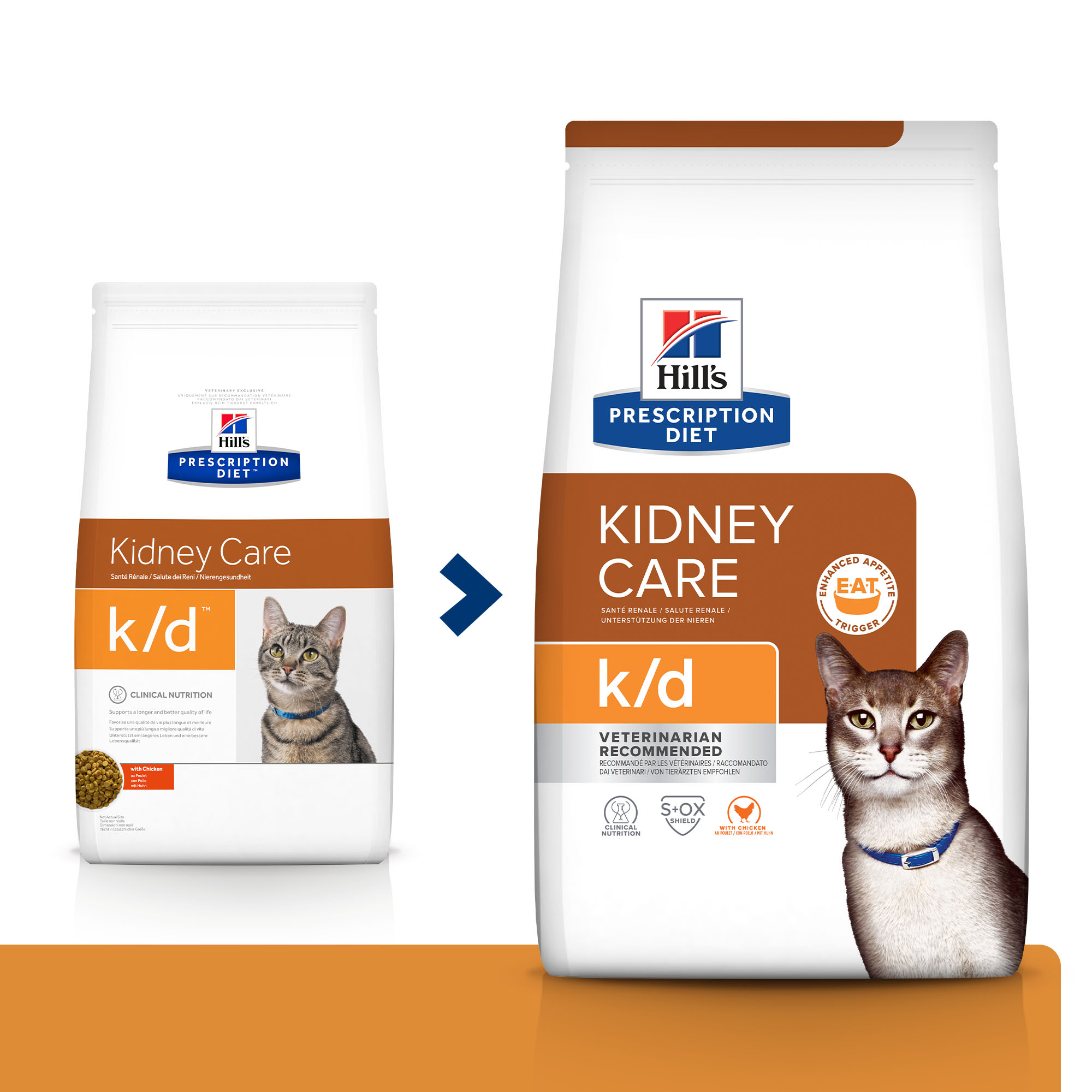Корм для кошек HILLS 3кг Prescription Diet k/d при хронической болезни почек с курицей сухой - фото 10