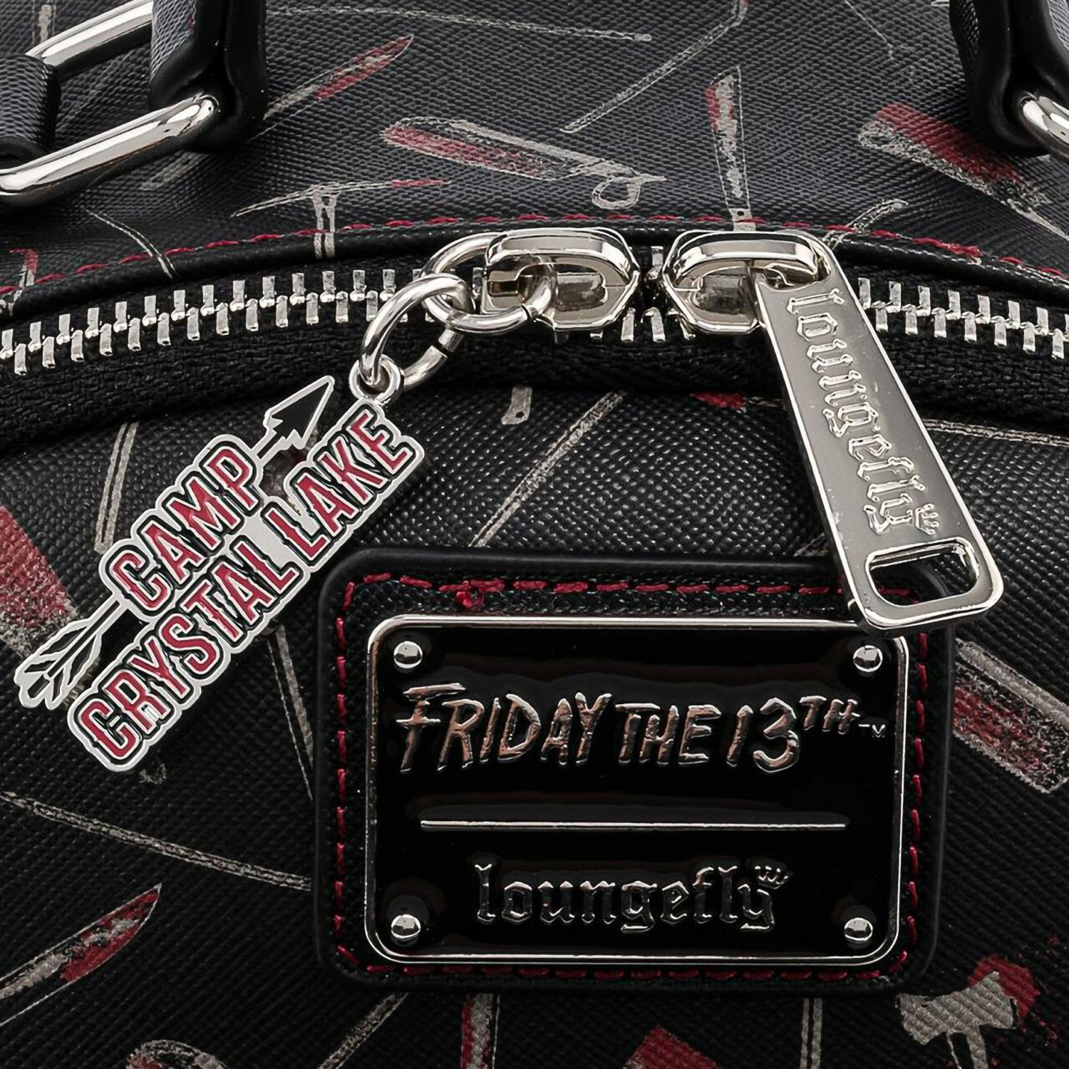 Рюкзак Funko Loungefly Friday The 13th Jason Mask Mini Backpack FRIBK0004 - фото 7