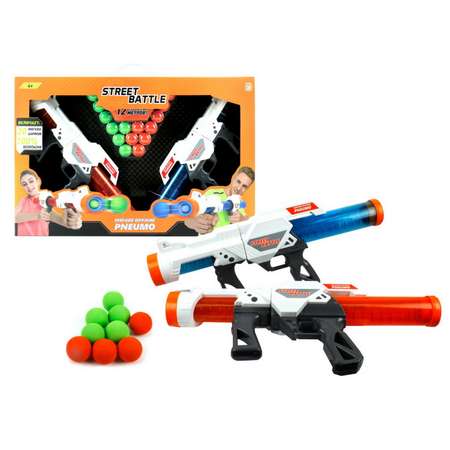 Игровой набор 1 TOY Street Battle оружие с мягкими шариками