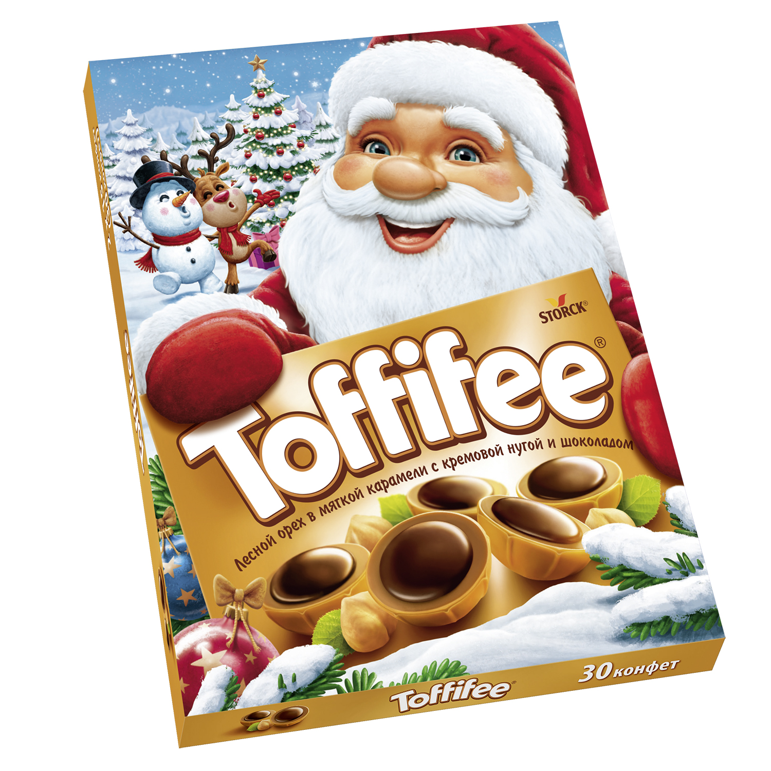 Набор конфет Toffifee Новогодний 250г в ассортименте - фото 2