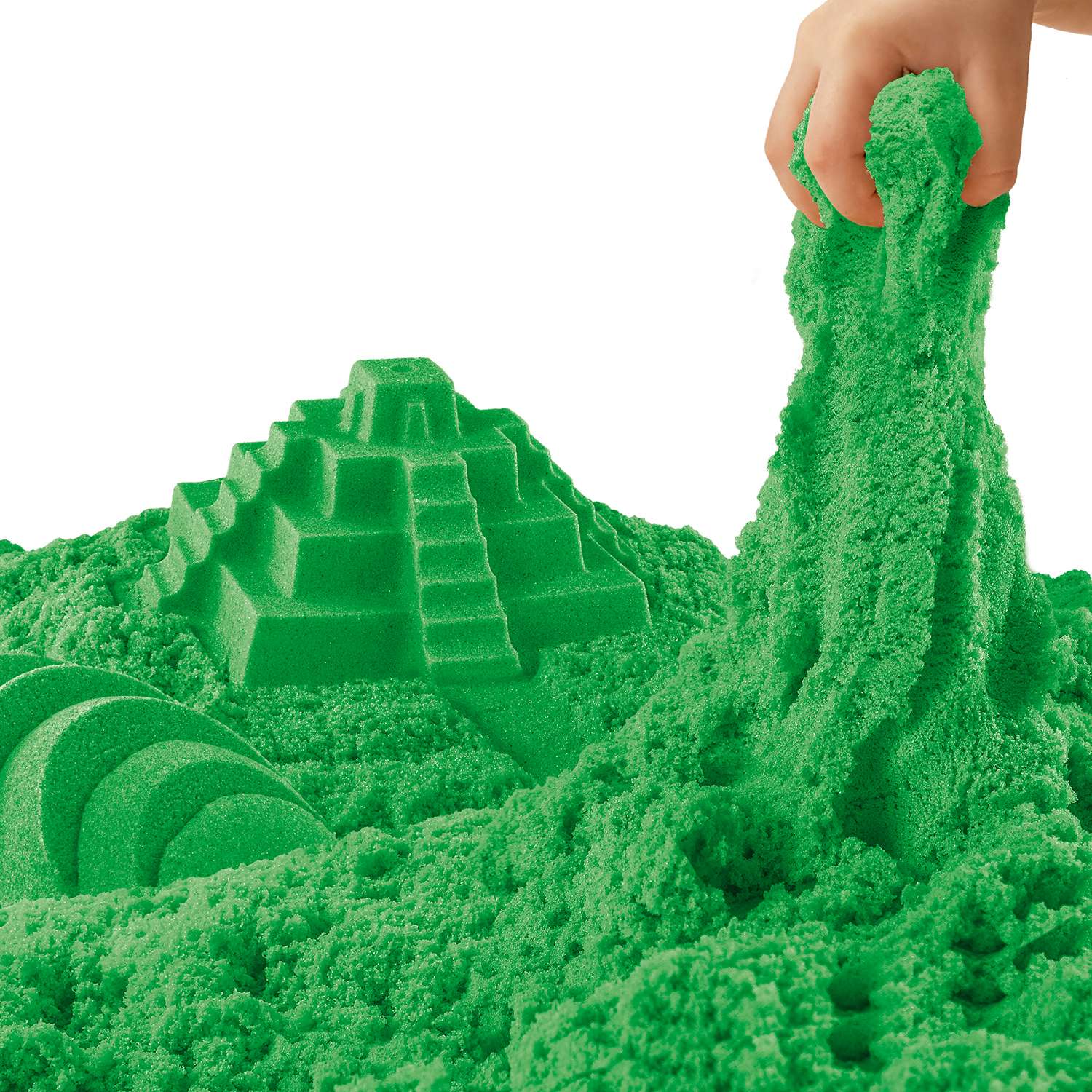 Игрушка Космический песок 2кг Зеленый К016 - фото 4