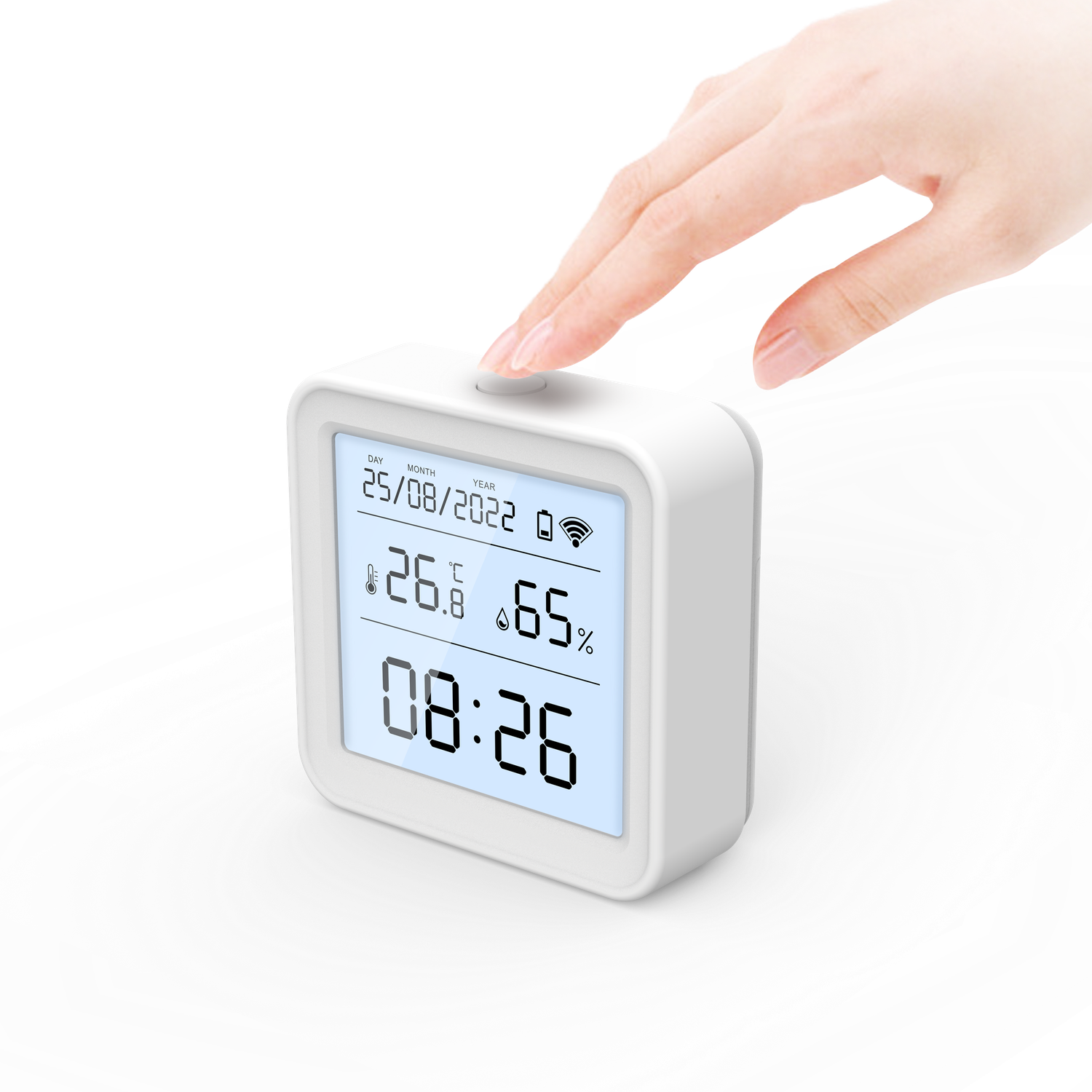 Цифровая метеостанция iFEEL Comby IFS-STD002 с WiFi датчиком температуры влажности часами и календарём - фото 2