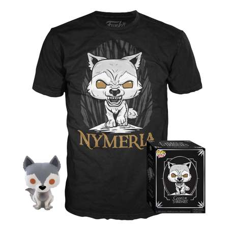 Набор фигурка+футболка Funko POP and Tee: GOT: Nymeria размер-M
