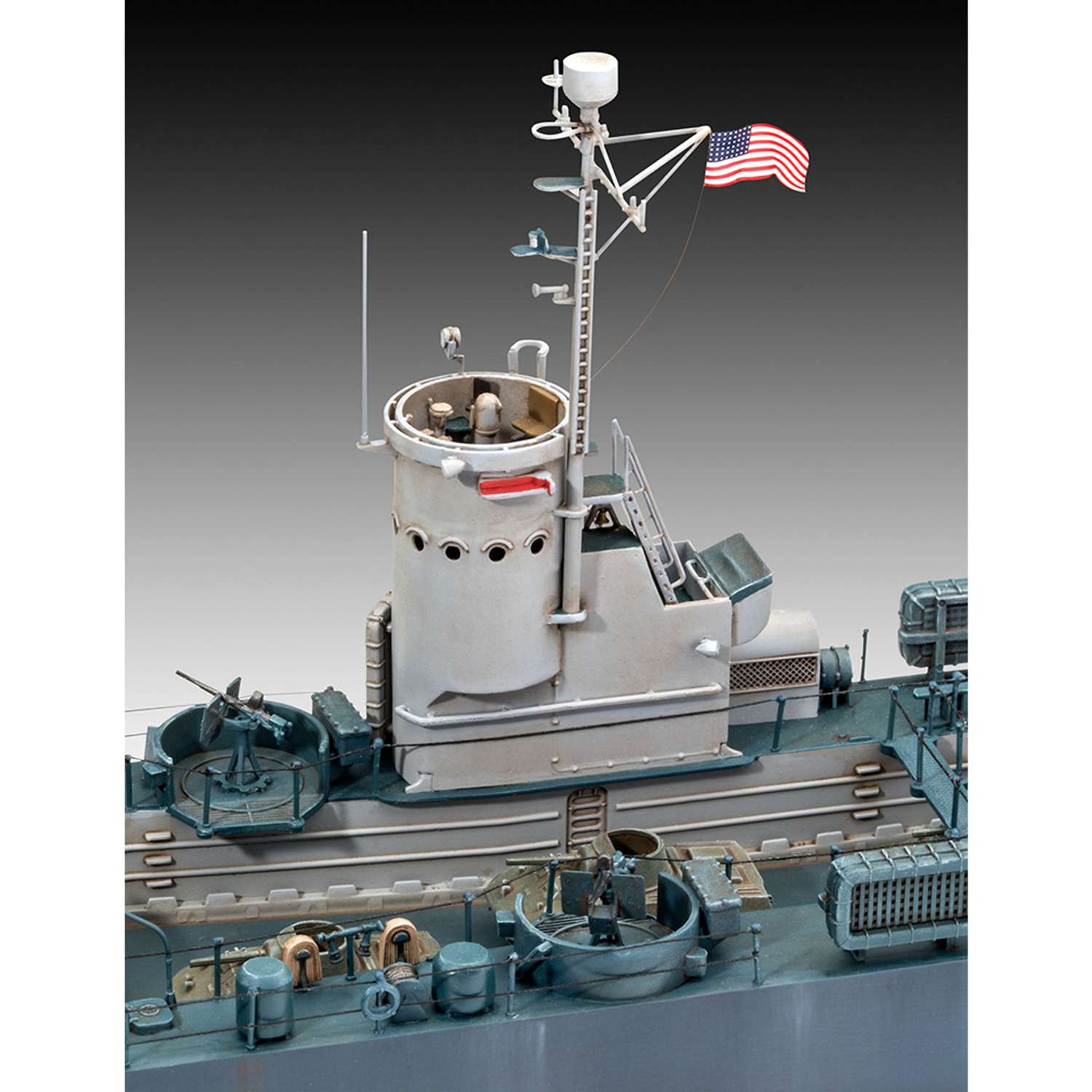 Модель для сборки Revell Десантный корабль US Navy Landing Ship средний 05169 - фото 3