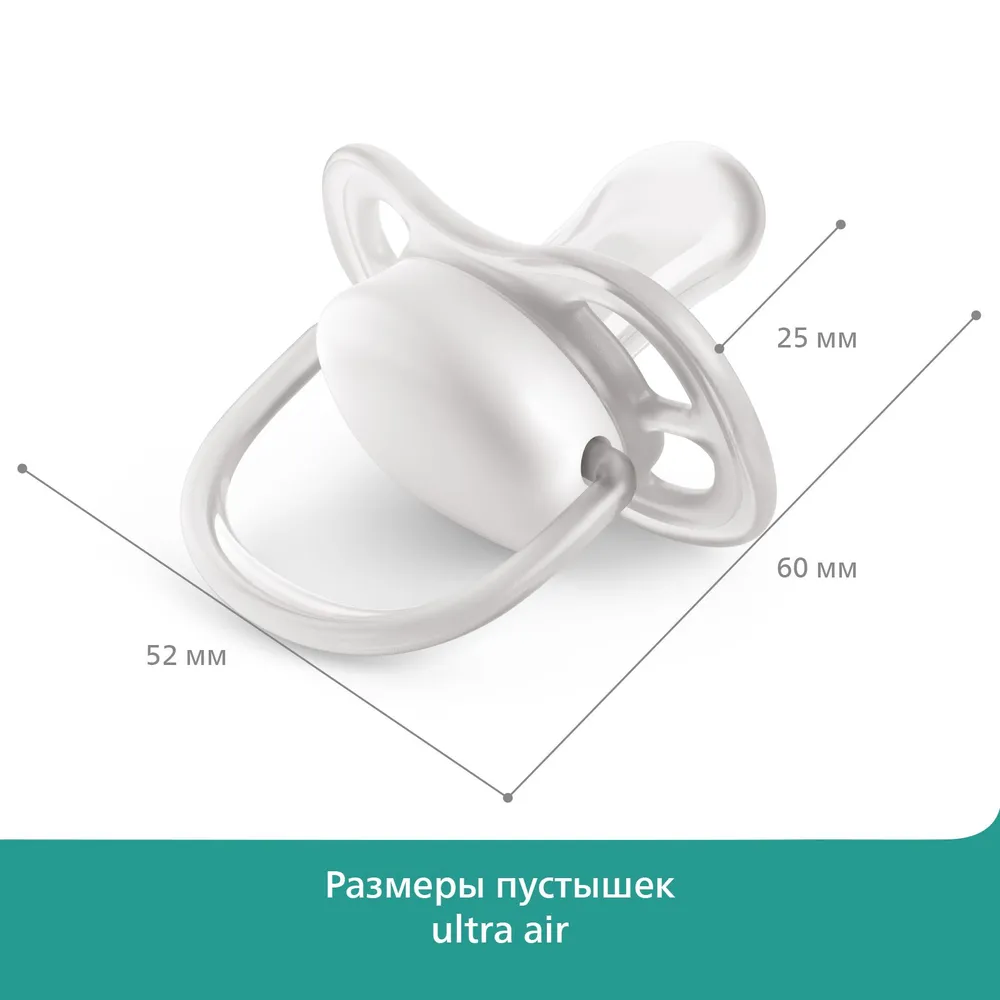 Пустышка Philips Avent ultra air SCF244/21 с футляром для хранения и стерилизации 2 шт. - фото 7