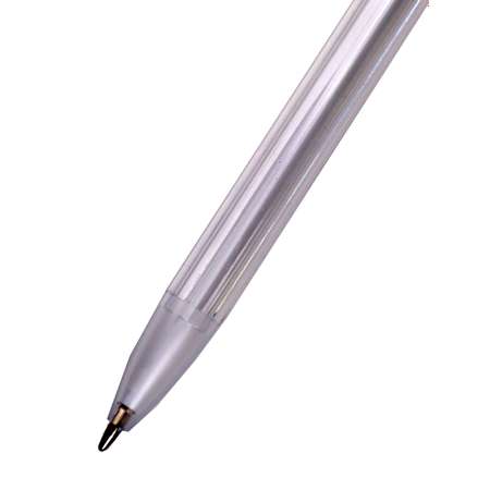 Ручка шариковая Prof-Press сигма синяя прозрачный корпус 12шт