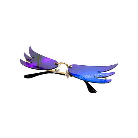 Очки Pixel Crew солнцезащитные детские Крылья фиолетовые