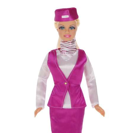Кукла Lucy Наша Игрушка Стюардесса в комплекте 5 предметов