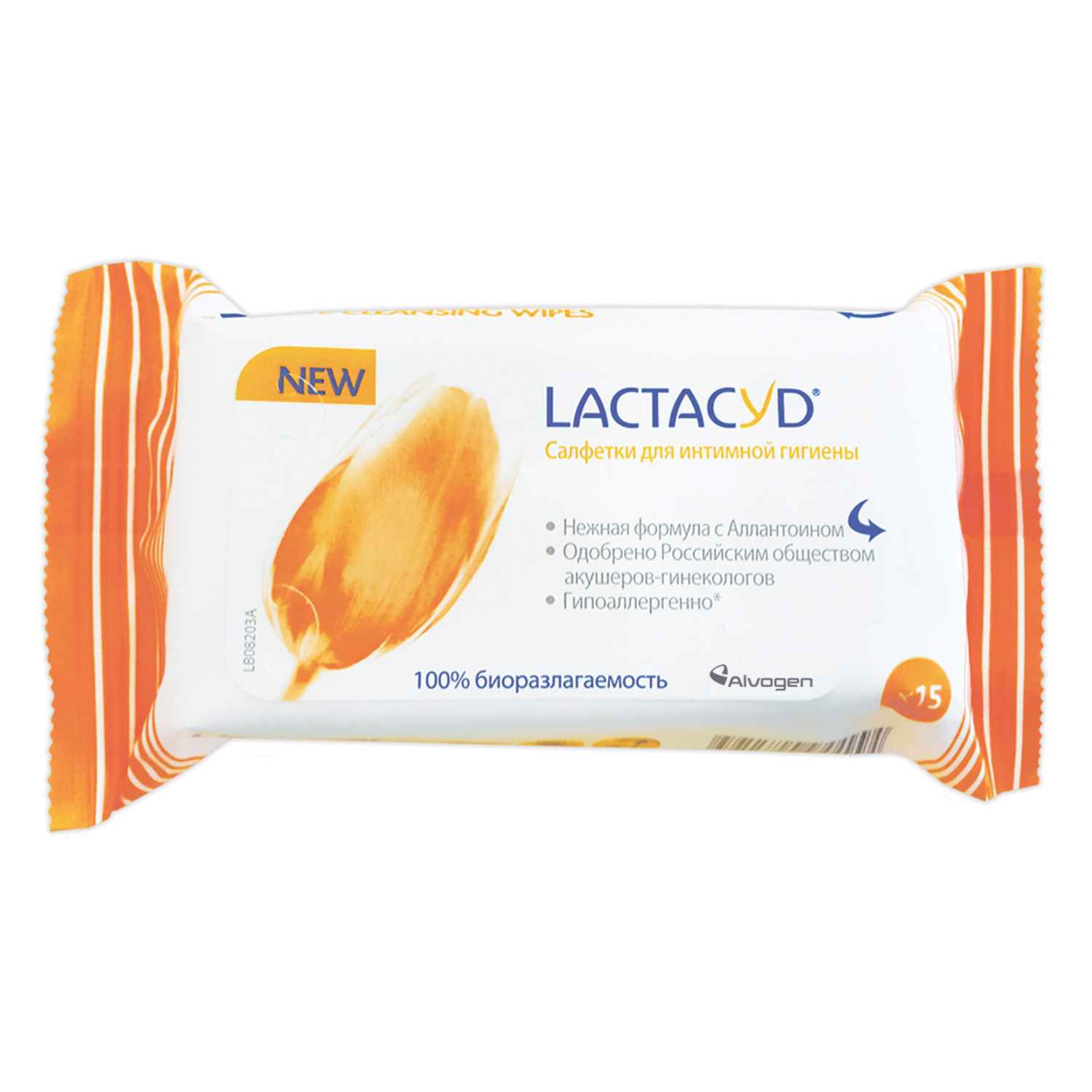 LACTACYD Салфетки для интимной гигиены, 15 шт