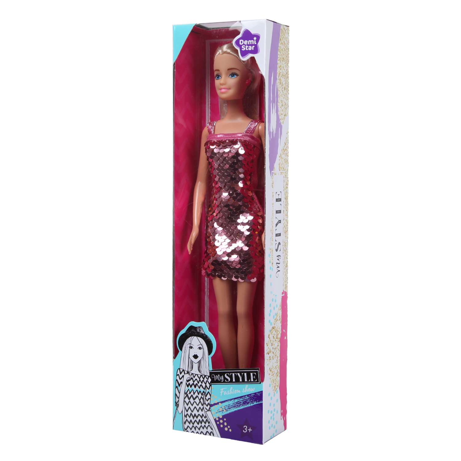Кукла Demi Star в платье с пайетками 99244-2 99244-2 - фото 2