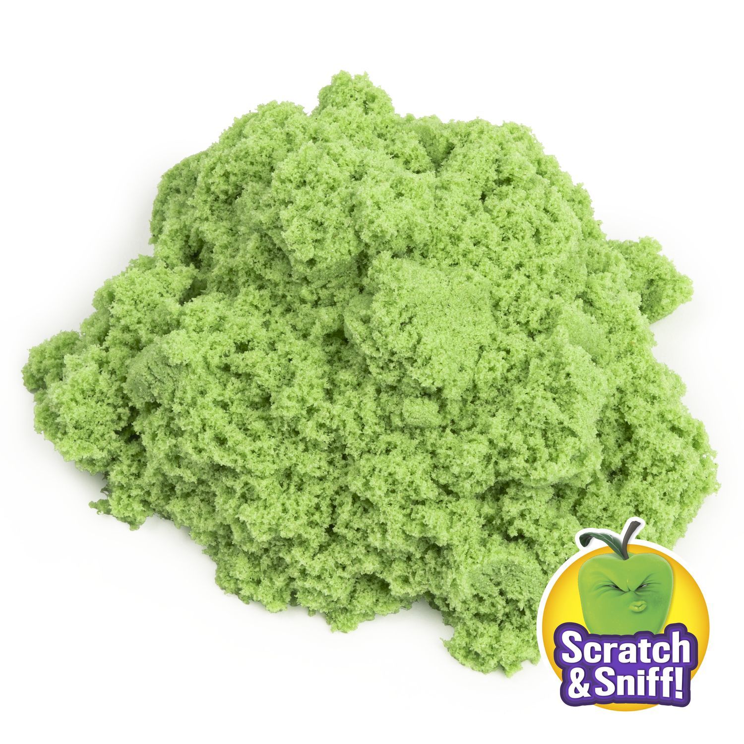 Песок для лепки Kinetic Sand Sour Apple ароматизированный 227г 6053900/20117329 - фото 3