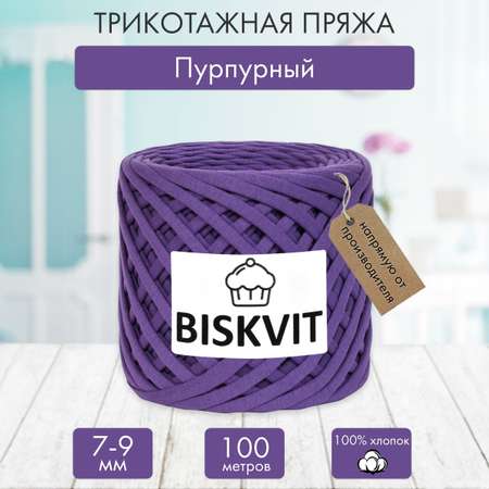 Трикотажная пряжа BISKVIT Пурпурный