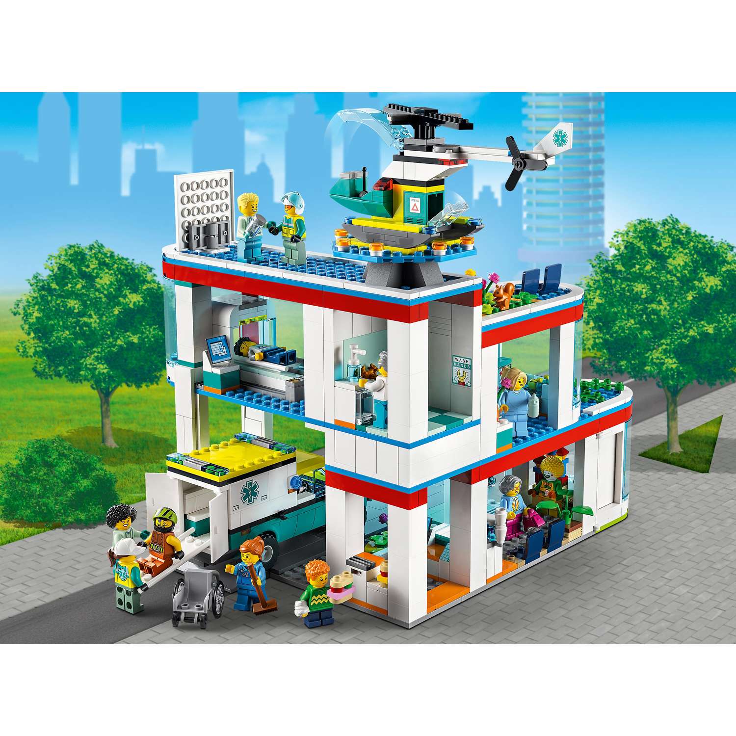 Конструктор детский LEGO City Больница 60330 - фото 16