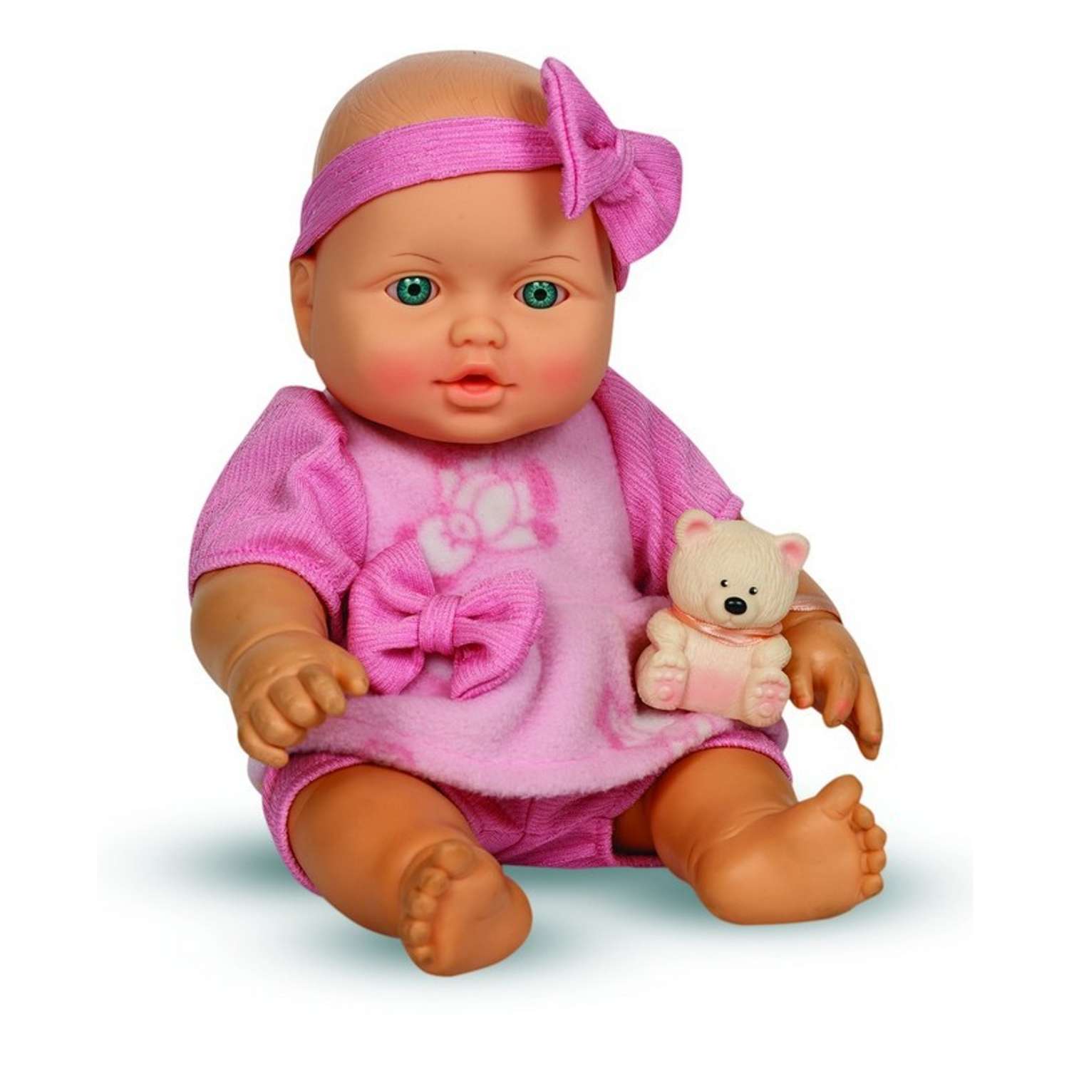 Кукла Весна Малышка с мишуткой В200 - фото 1
