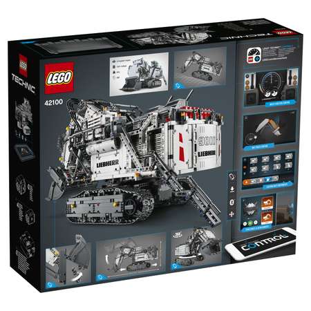 Конструктор LEGO Technic Экскаватор Liebherr R 9800 42100