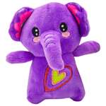Игрушка Funky Toys мягкая фиолетовый слоник 10 см FT5907-4