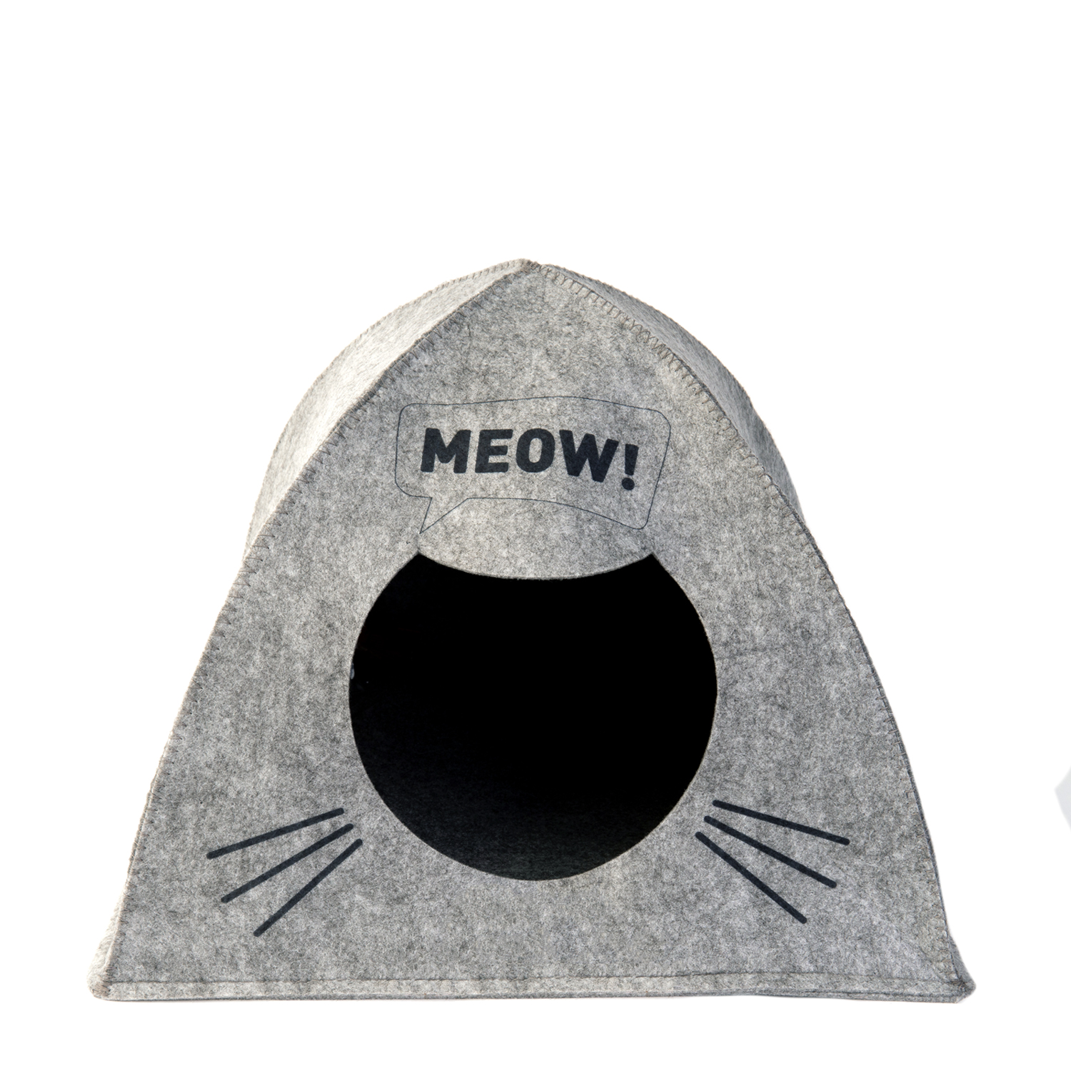 Домик для кошек Eva Палатка Meow войлок 38х28х38см - фото 1